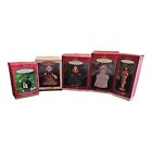 New ListingBarbie Keepsake Ornaments Hallmark Lot of 5 Hat Box Collector Series Chinese