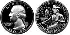 1976 P D S Washington Quarter Proof & BU US 3 Coin Set