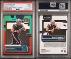 PSA 9 2022 Panini Donruss Bailey Zappe Rated Rookie #P-329 Optic Red & Green