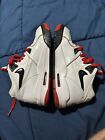 Nike Air Flight 89 LE White University Red 318003-106 Size : Youth 5