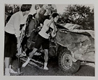 1961 Florida State University FSU Cheerleader Kappa Sigma Car Smash Press Photo