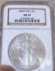 2008 Silver Eagle $1 NGC MS- 70