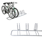 5 Bike Bicycle Stand Parking Garage Storage Cycling Rack Silver 70 In Length