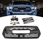 For 2016-2023 Tacoma Front Bumper Grill With Amber LED Lights & Garnish Sensor (For: 2023 Tacoma)