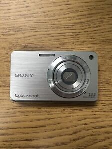 Sony Cyber-shot DSC-W560 14.1MP Digital Camera - Red