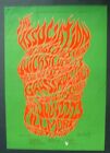 New ListingASSOCIATION QMS HANDSIGNED FILLMORE POSTER BG18 OP-1A 1ST WES WILSON HAIGHT
