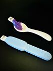 Vintage Amazing Amy Doll Replacement Purple Spoon Thermometer Accessories Lot x2
