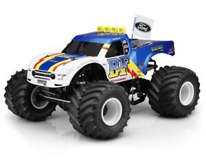 JConcepts 2020 Ford Raptor, BF Power Logo MT Clear Body, Fits Losi LMT / Axial
