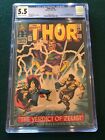 Thor #129 CGC 5.5 OW/WH Pages 1966 Stan Lee 1st App Ares Marvel KEY🔥