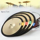 4pc 14 16 18 20 Inch Cymbal Mute Circle Ring Drum Set Hi-hat Practice Silencer