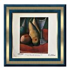 Pablo Picasso Original Signed Print Hand-Tipped, Fruit and Wineglass, 1908