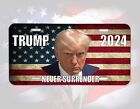 12 X 6 TRUMP 2024 VEHICLE Aluminum LICENSE PLATE FRONT USA MADE CAR SUV TRUCK