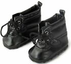 Black Hiking Boot Shoes Boy made to fit 18 inch American Girl Doll Clothes