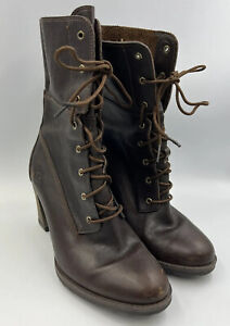 TIMBERLAND Earthkeepers Stratham Heights Fold Down Waterproof Boots 8.5 READ