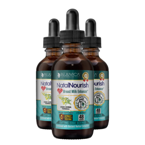 Natal Nourish | Lactation and Breastfeeding Enhancer | 100% Natural | 3-pack