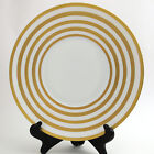 Hemisphere Raye Or (Gold Stripe) by Jean Louis Coquet Limoges Dinner Plate(s)