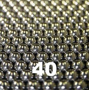 40 Milton Bradley Crossfire Game Replacement Steel Balls