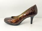 NEW COACH and FOUR Brown Pumps Heels Cushion Comfort Closeted Toe Women’s Sz 8.5