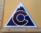 HUGE COLORADO AVALANCHE IRON-ON PATCH - 7.5