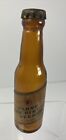 Vintage Pabst Blue Ribbon Miniature Long Neck Beer Bottle w/ Cap Amber Souvenir