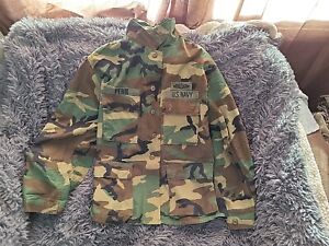 New ListingWoodland Camouflage Combat Coat USGI Military Issue Surplus