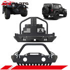 For 2007-2018 Jeep Wrangler JK Complete Front Rear Bumper with Tire Carrier Kit (For: Jeep)