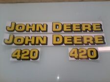 Aftermarket John Deere 420 Loader decals