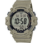 Casio AE1500WH-5AV, Chronograph Watch, Khaki Resin Band, Alarm, Illuminator
