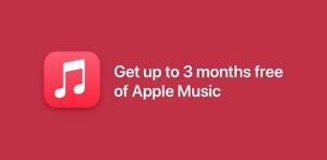 Apple Music -Up To 3 Month Code - All Users - READ DESC. (Up To $33 Value) USA