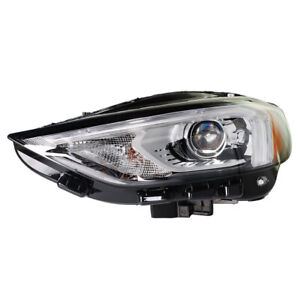 Full LED Headlights Assembly For 2019-2021 Ford Edge W/DRL Clear Lens Left Side