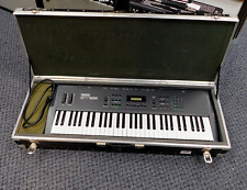 Vintage 1990's Yamaha SY-55 Synthesizer Workstation 61-Key Keyboard w/ Road Case