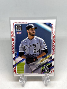 2021 Topps Baseball UK Edition Dylan Cease #158 Union Jack Parallel 80/99