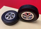 1/18 Highway 61 Hurst Wheels and Piecrust Cheater Slicks Hwy61 Diorama Tires New
