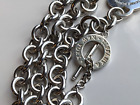 Tiffany & Co. Sterling Silver Chain Link Please Return Heart Tag Toggle Necklace