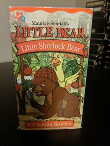 Little Bear - Little Sherlock Bear (VHS, 2001) Nick Jr VTG  *BUY 2 GET 1 FREE*