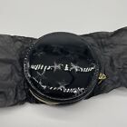 YVES SAINT LAURENT YSL SMALL POUCH/COIN POUCH BLACK WITH STARS NEW IN PACKING