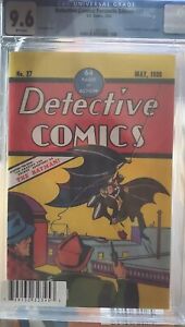 Detective Comics #27 Facsimile Reprint 1st Batman CGC 9.6