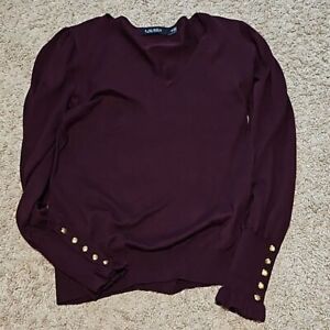 Lauren Ralph Lauren Burgundy Sweater