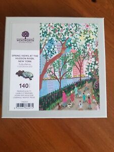 Wentworth Wooden Jigsaw Puzzle 140 Pieces - Spring Views at the Hudson River NEW