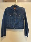 LEVI'S NEW WITH TAGS WOMEN'S STRETCH-DENIM JACKET SIZE XS PERFECT BLUE COLOR