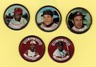1964 Topps coins Lot of 5 - Marichal, Pinson, White, Held, Gonzalez