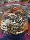Bulk Jewelry Lot For Crafting. Broken/missing Pieces.  Some Wearable Items