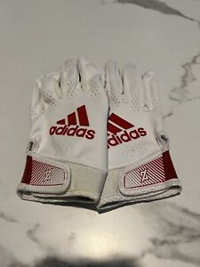 Adidas NFL Pro Adizero 11 Football Gloves Red/white XL & XXL