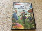 Disney Alice in Wonderland DVD in Case Johnny Depp Tim Burton