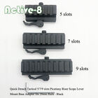Quick Detach QD 5/7/9 slot 20mm Picatinny Riser Scope Lever Mount Base Adapter