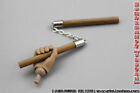 1:6 for doll  Chinese Kongfu Wooden Nunchuck Scene Accessories Action Model #