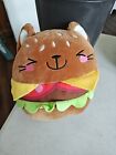 Squishmallow Hayes 8 inch Cat Burger Claire’s Exclusive HTF! Stuffed Toy Plush