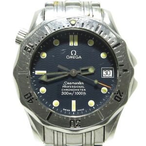 Auth OMEGA Seamaster Professional 300 2552.8 Dark Navy 49575846 Wrist Watch