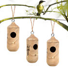 Humming Bird Houses for Outside Hanging,Wooden Hummingbird Nest for Garden