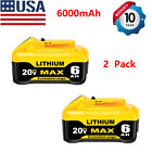 Battery For DeWalt 20V 20 Volt Max 6.0AH DCB206 DCB200 Lithium Ion Replacement